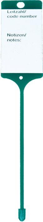 Eichner key ring key fob green 100 piece pack