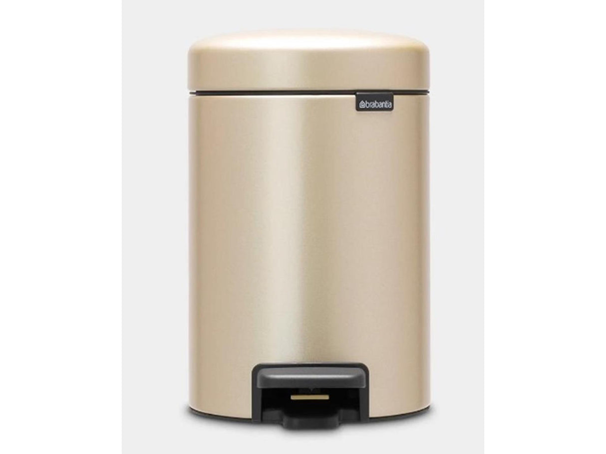 Brabantia pedaalemmer 3l metalic gold