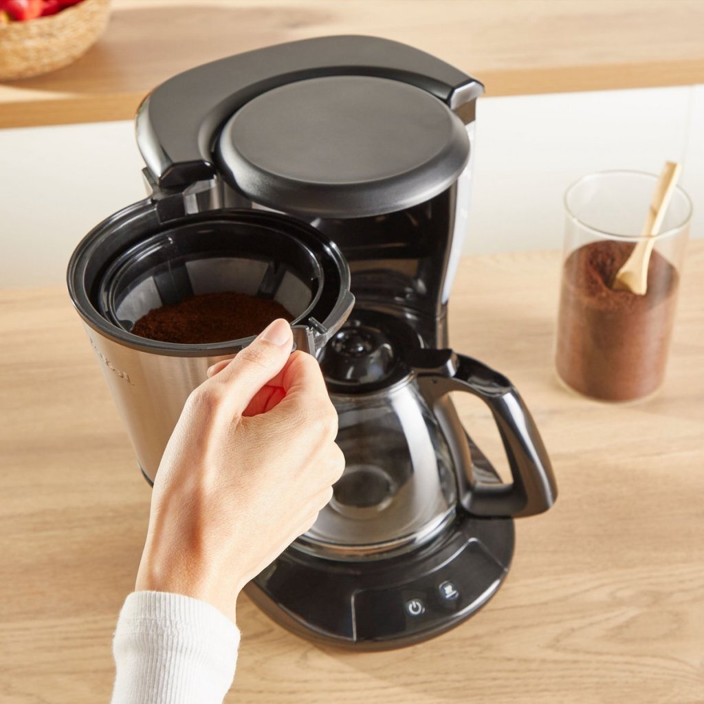 Cafeteira Tefal subito em aço inox 1,25l