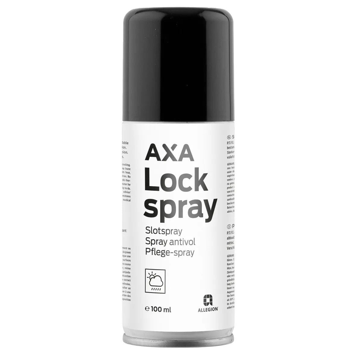 Axa lock spray - valkoinen musta