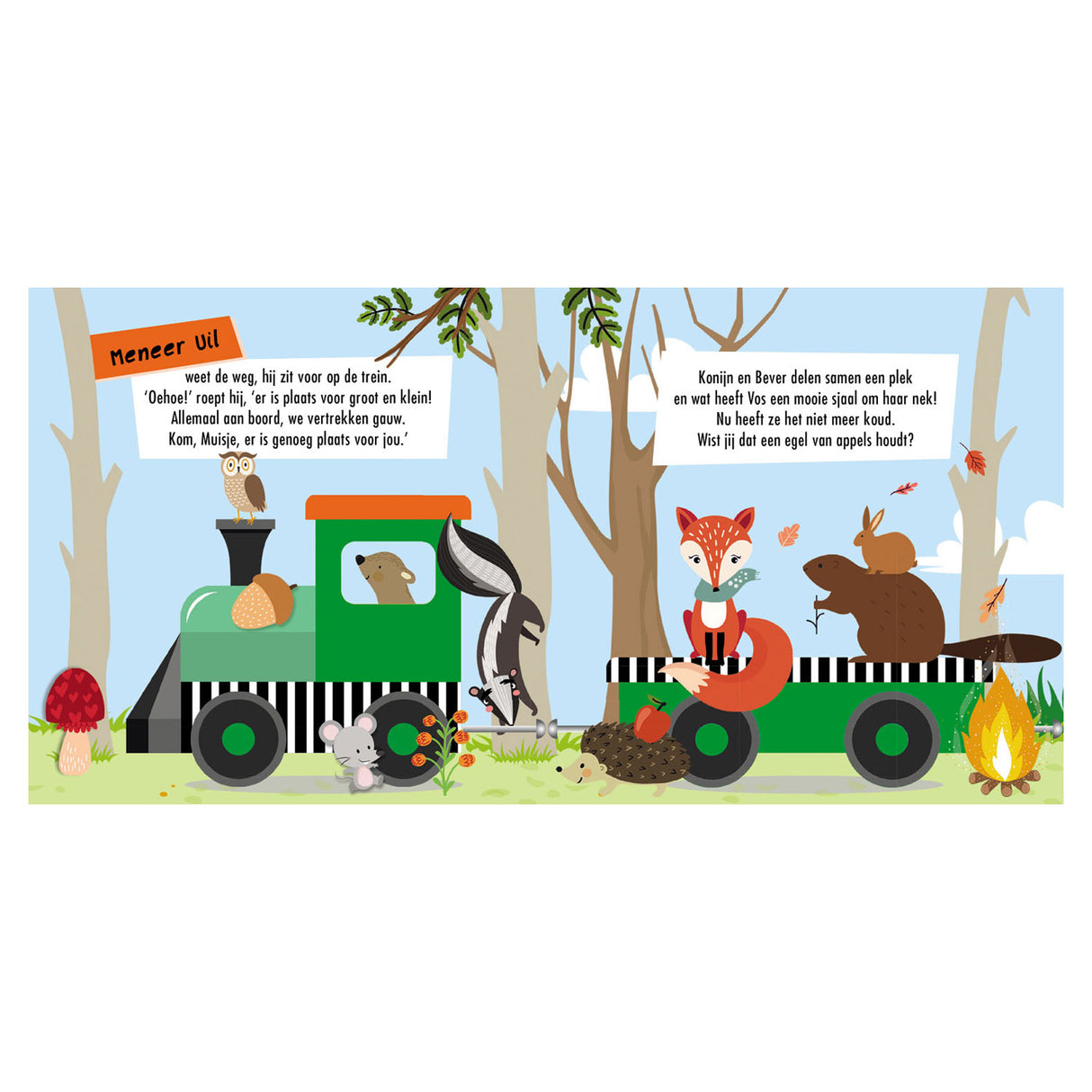 Lantern Publishers Book and Puzzle train Forest Animals