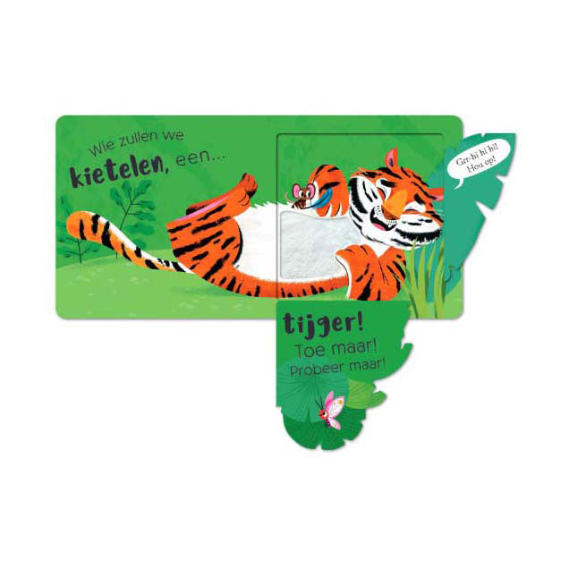 Lantaarn publishers kietel en kriebel een tijger flapjesboek