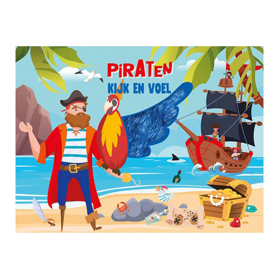 Lantaarn publishers kijk en voel - piraten prentenboek