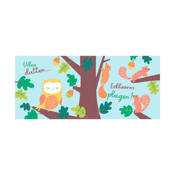 Book crinkle book in the forest