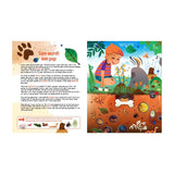 Lantaarn publishers speuren naar insecten zoekboek met kartonnen zaklamp