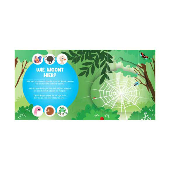 Lantaarn publishers wie woont hier? in de natuur flapjesboek