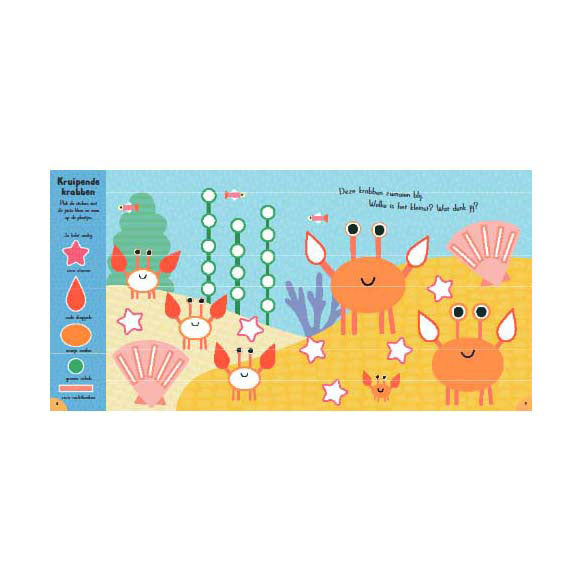 Lantaarn publishers zoek en plak - in de oceaan stickerboek