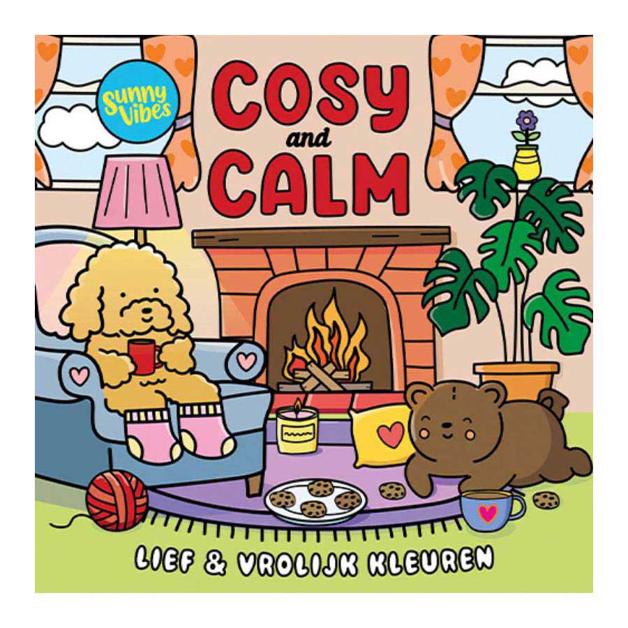Lantaarn publishers coloring book sunny vibes - cozy and calm