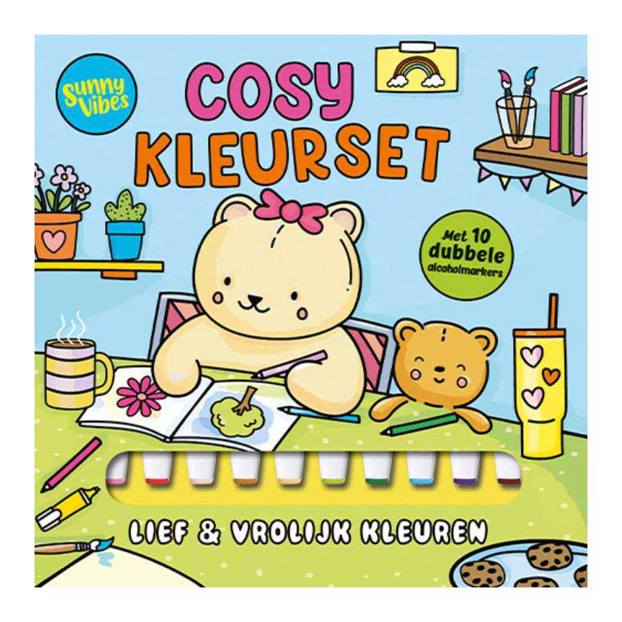 Lantaarn publishers cosy kleurset met 10 markers