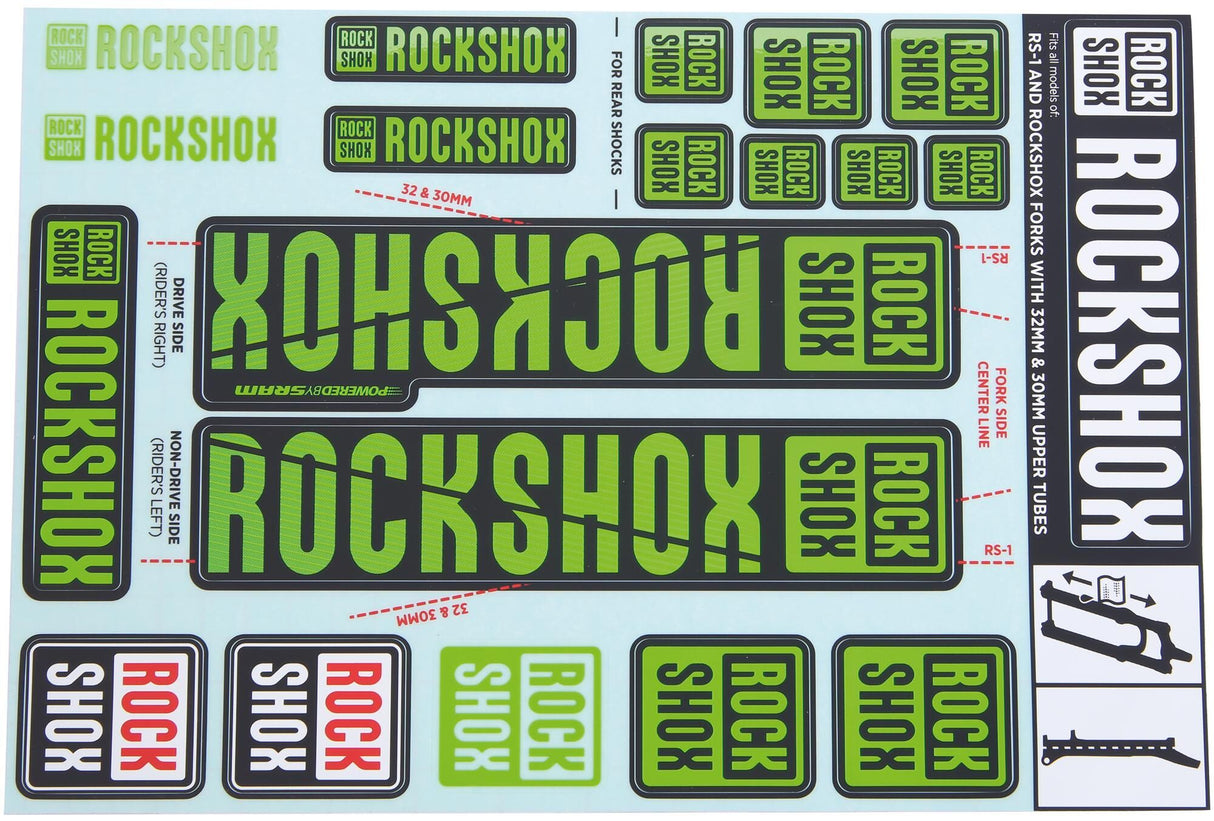 Rockshox decor set