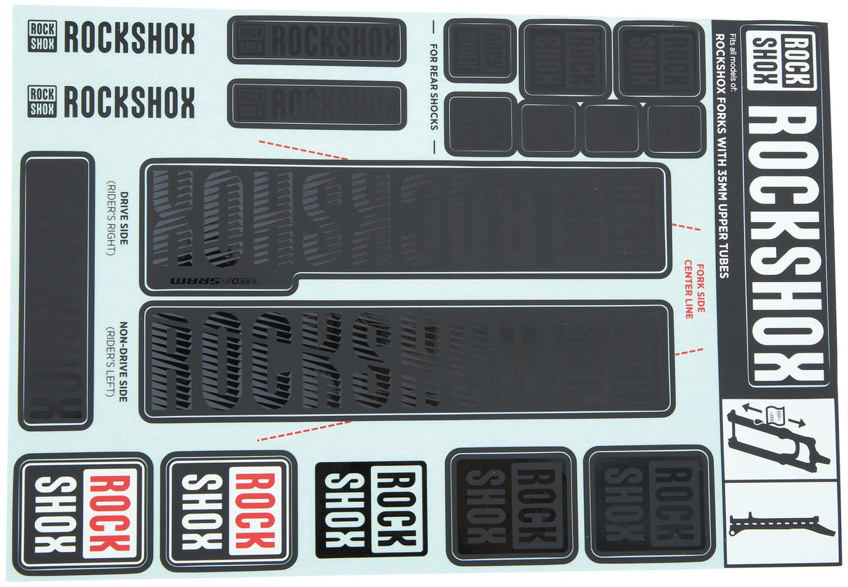 Rockshox decor set