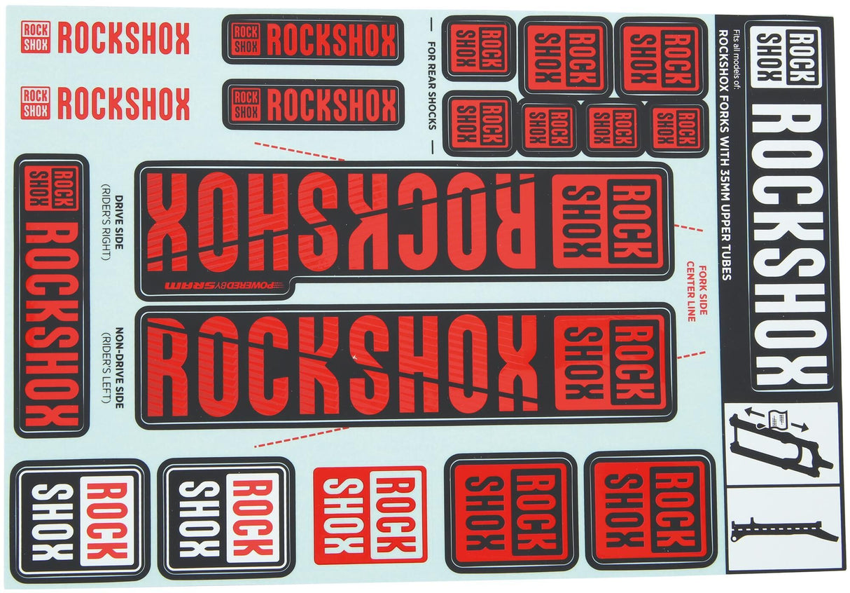 Rockshox decor set