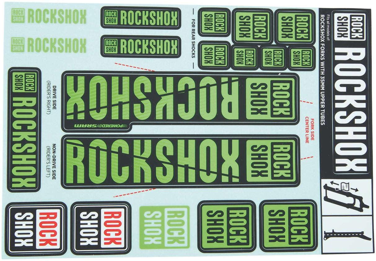 Rockshox decor set