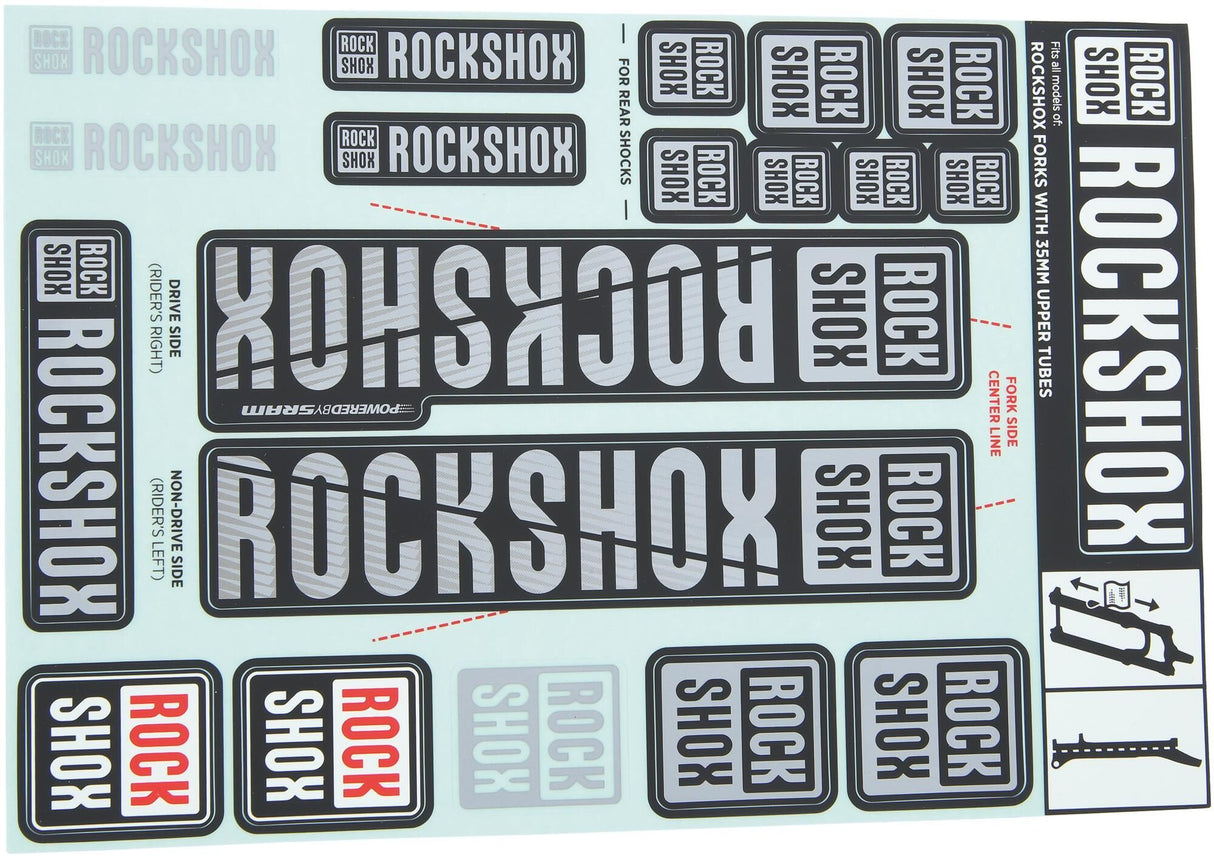 Rockshox decor set