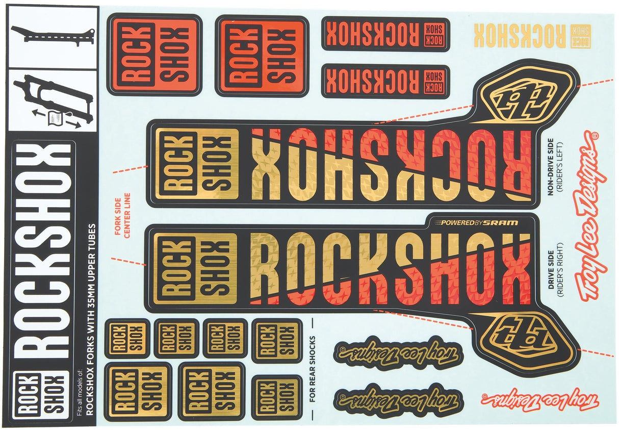 Rockshox decor set