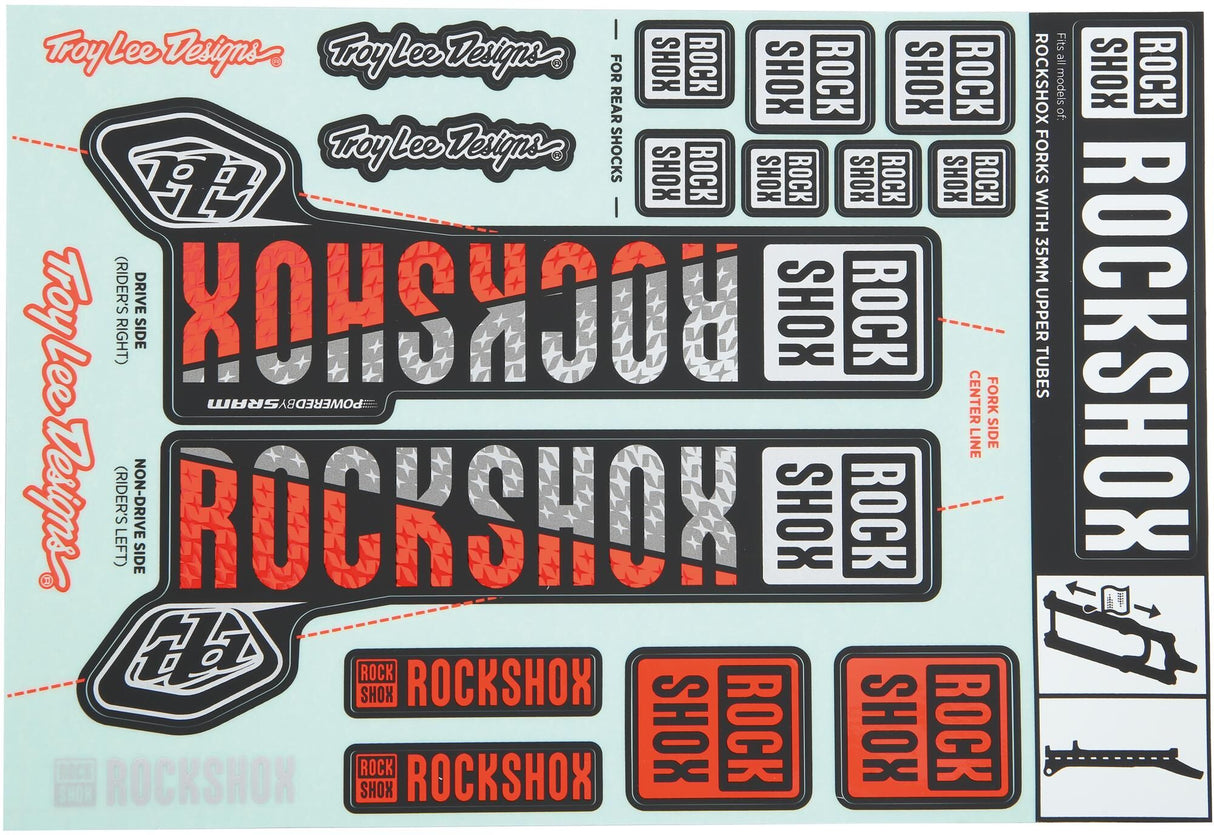 Rockshox decor set