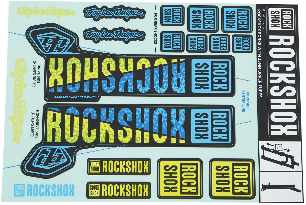 Rockshox decor set