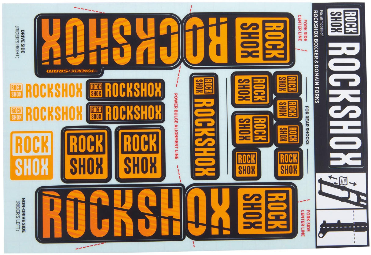 Rockshox decor set
