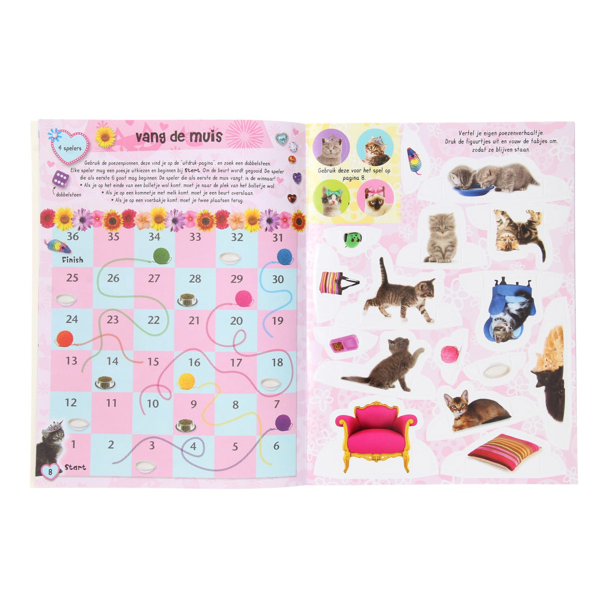 Animales Friends - Libro de actividades y calcomanía de los coños