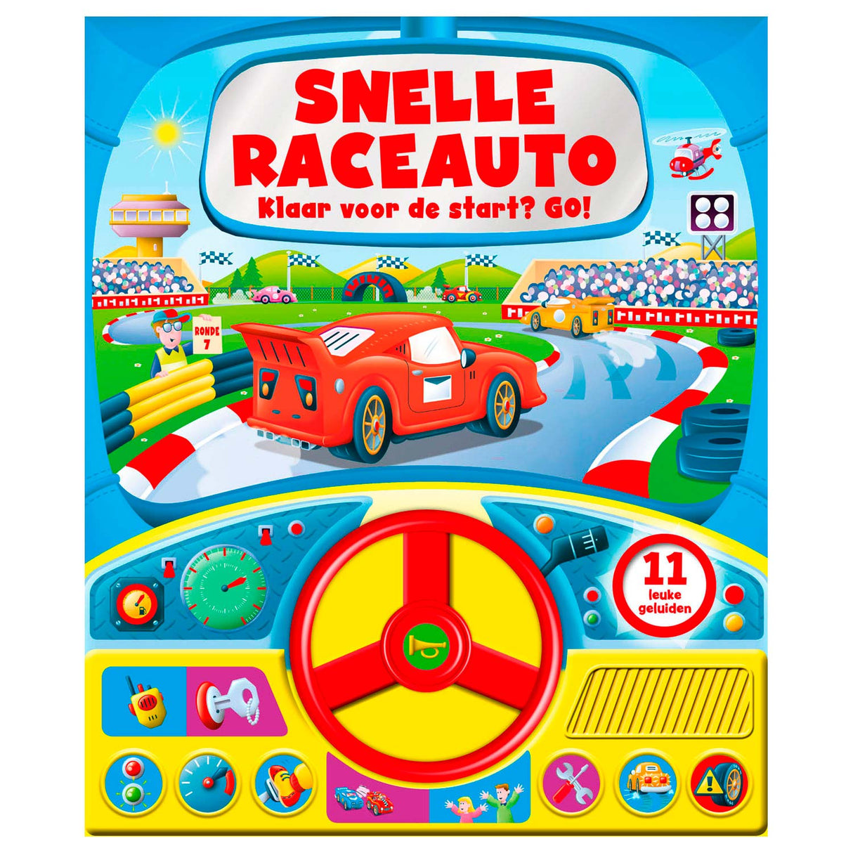 Fast racing car sound book