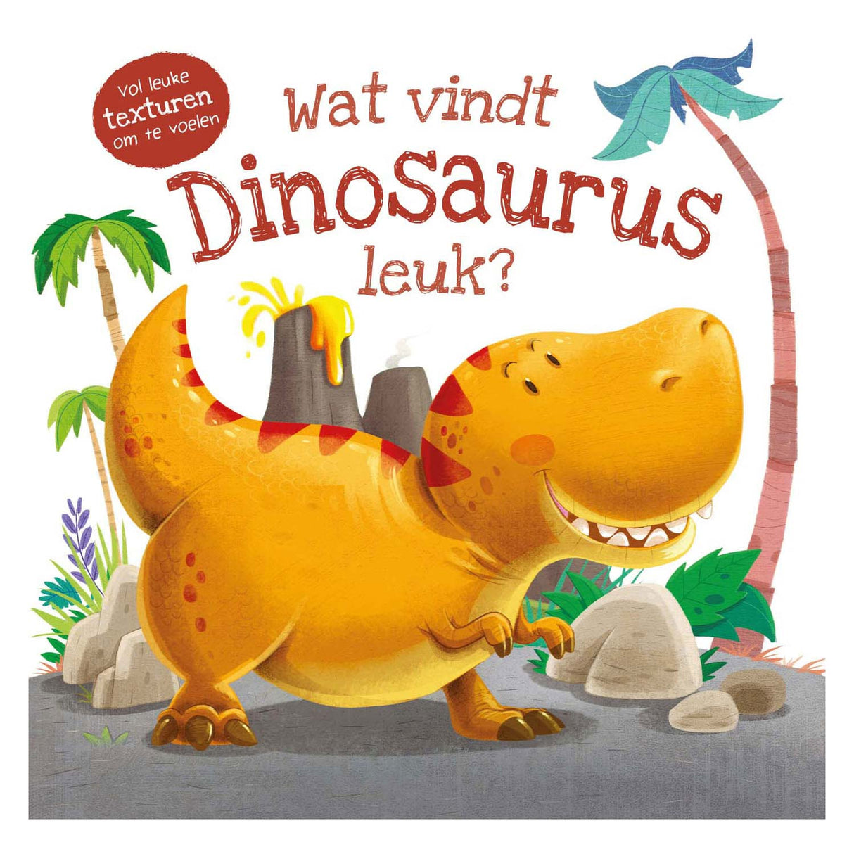 Rebo Publishers Feelboek - what does dinosaur like?