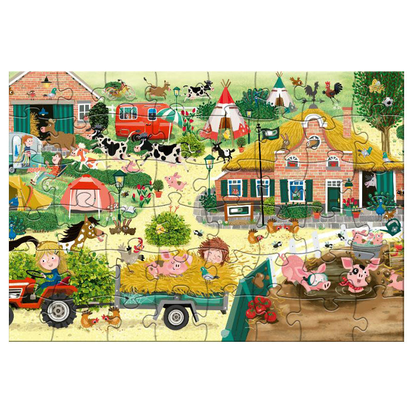Rebo editores puzzle cas cato farm, 48uds.