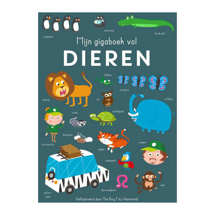 Book my huge book full of animals | 2 pcs