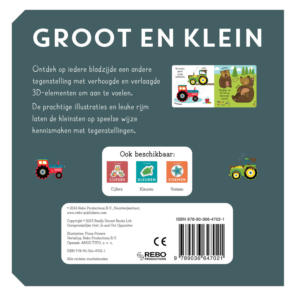 Rebo publishers 3d-voelboek - snel en langzaam