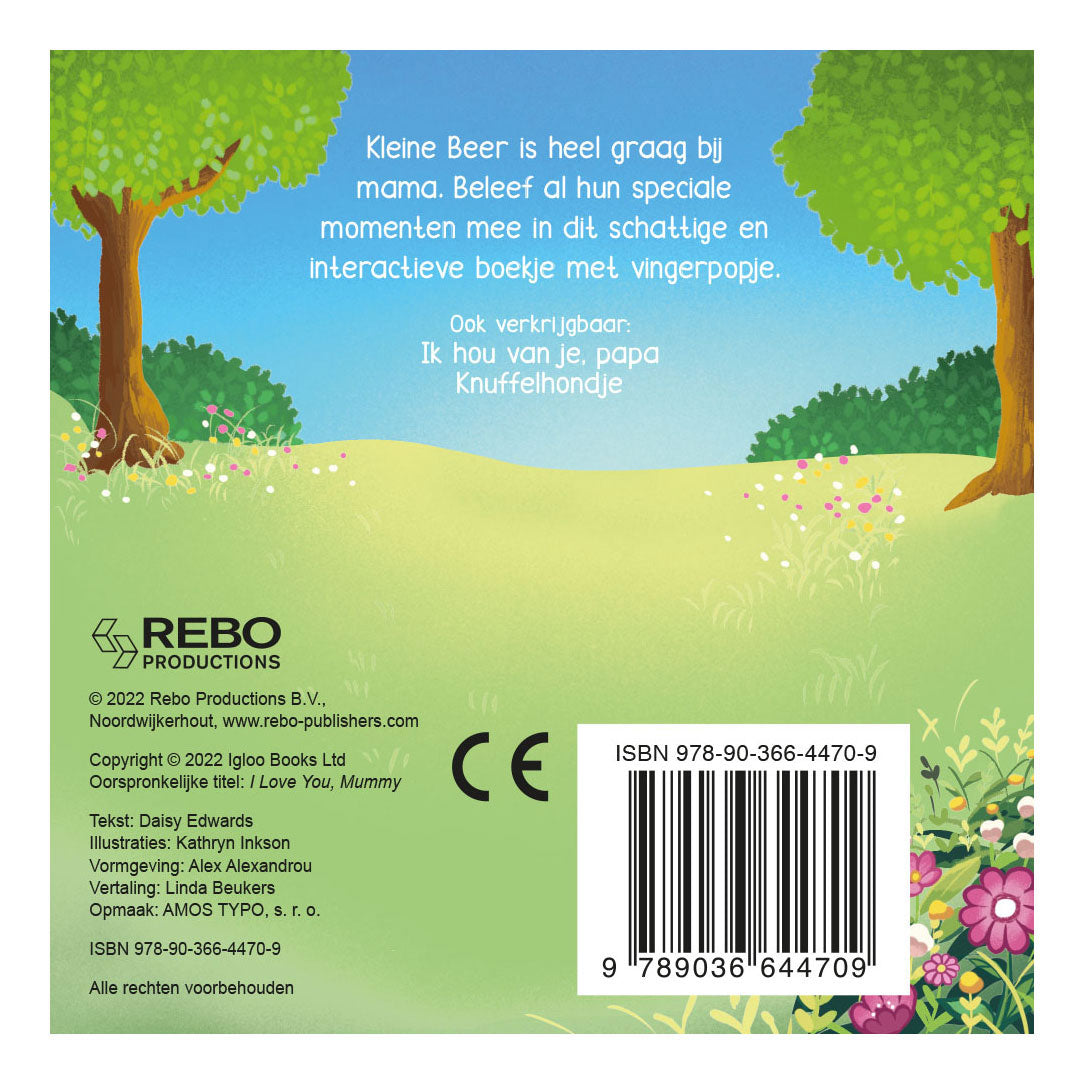 Rebo udgivere I Love You, Mama - Finger Pop Book