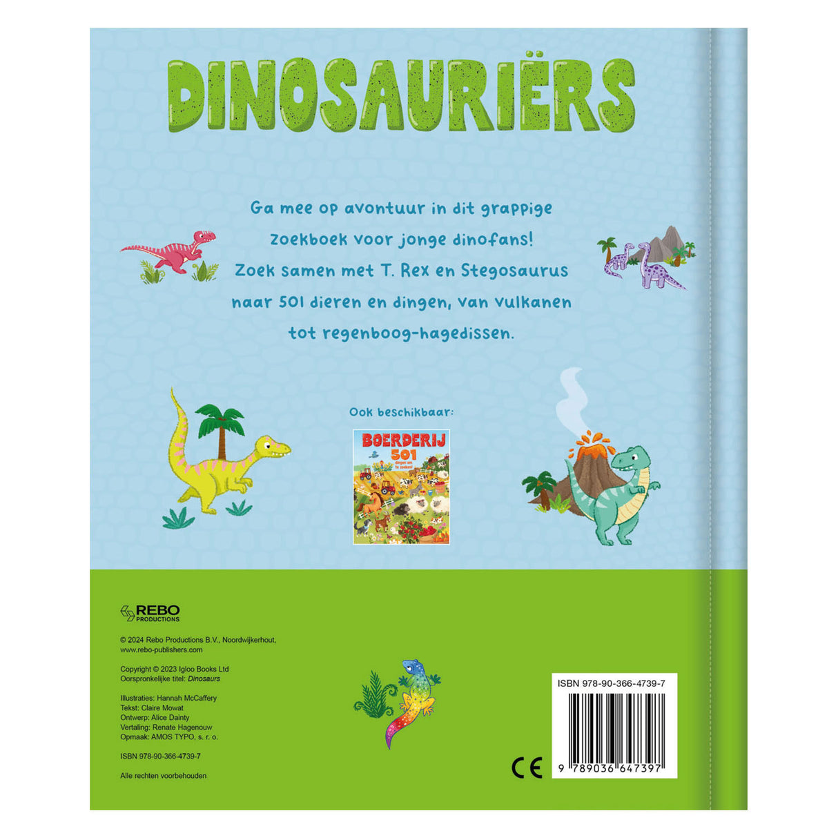 Rebo publishers dinosauriers - 501 dingen zoeken!