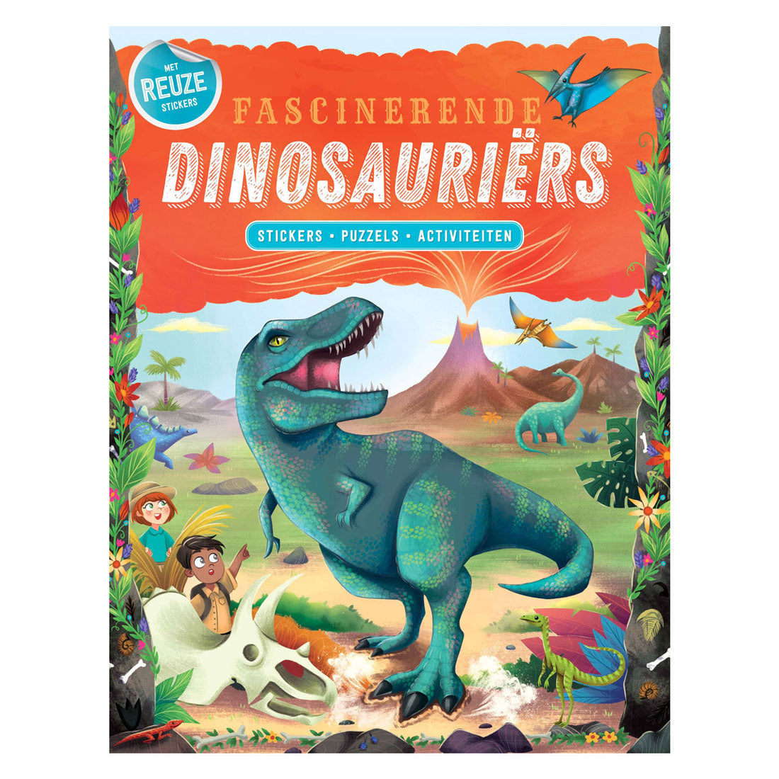 Rebo publishers fascinating dinosaur stickers