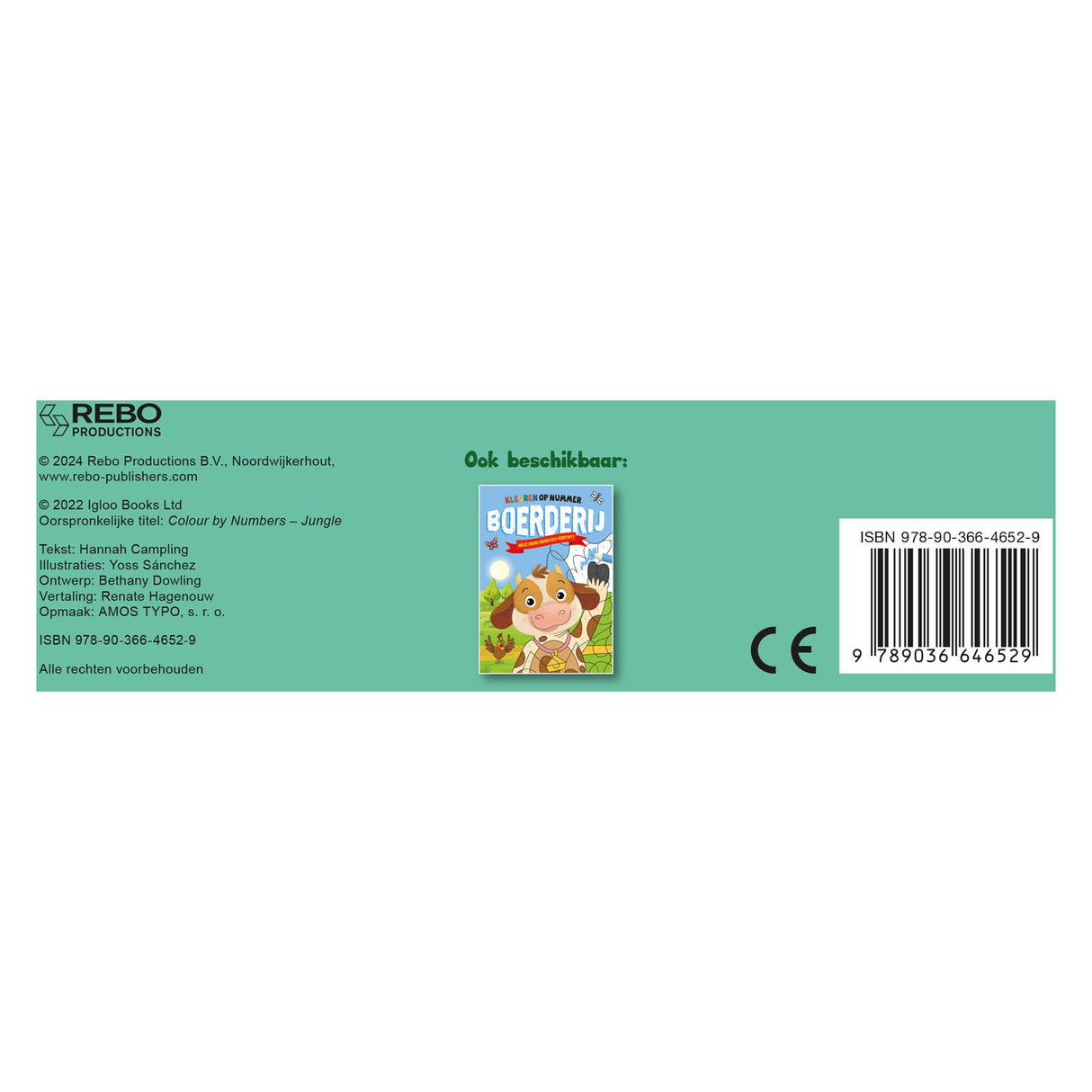 Rebo Publishers Jungle - Farben nach Nummer