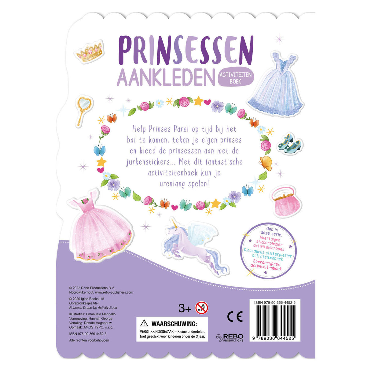 Rebo Publishers Princesses Sticker pleasure Stickerboek