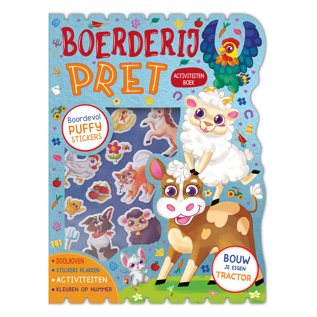 Rebo publishers farm fun sticker fun sticker book