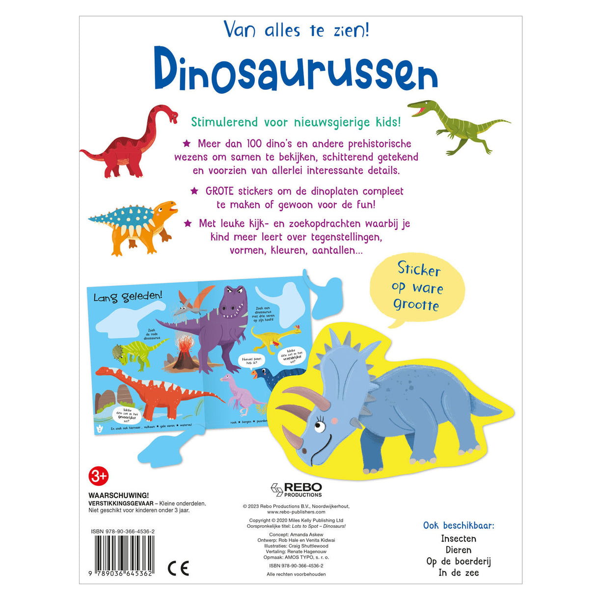 Rebo Publishers Dinosaurs -of everything to see!