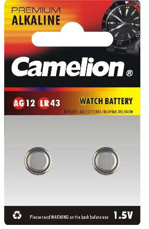 Camelion Battery V12GA - LR43 (2 -stykker)