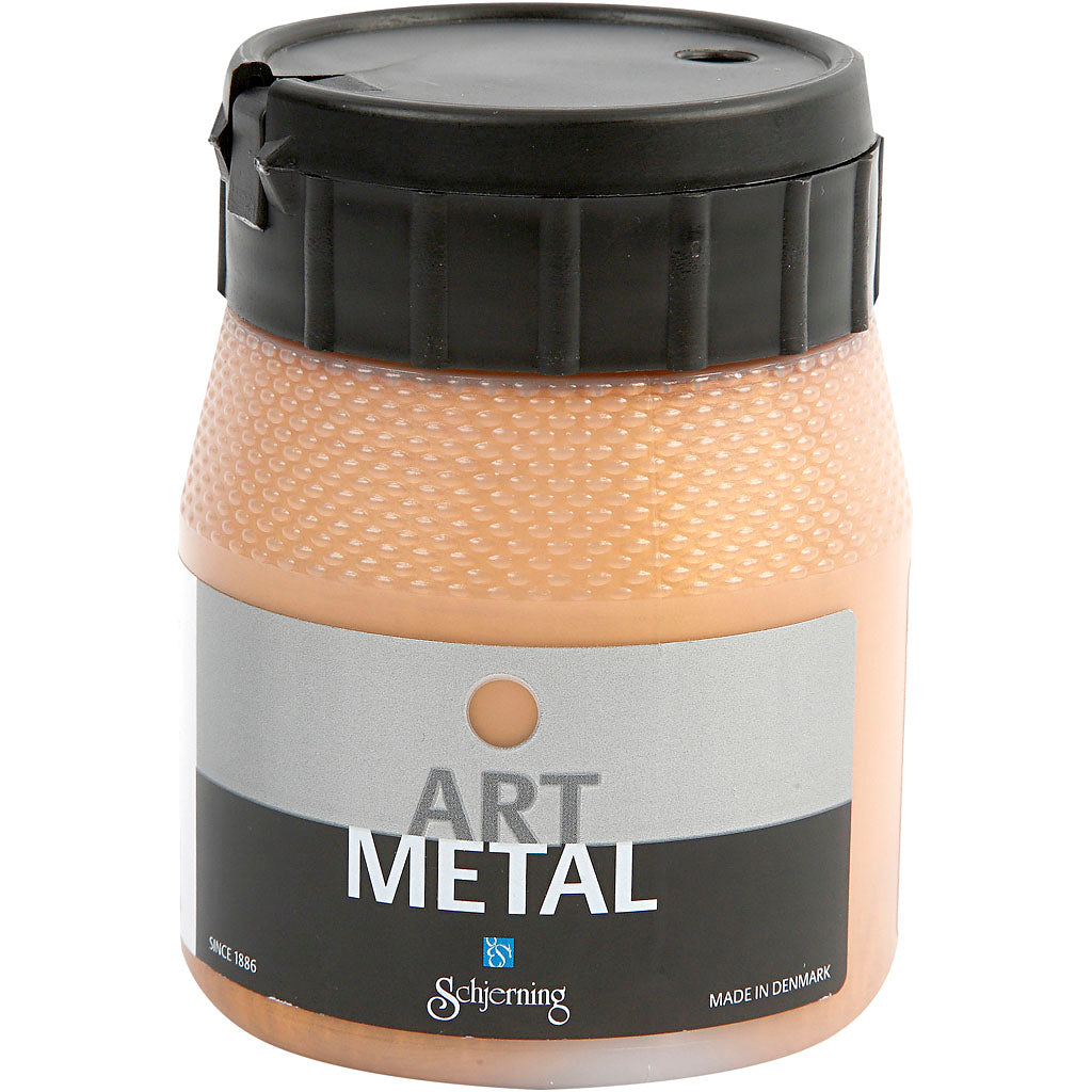 Schjerning hobbyverf metallic, donker goud(5106), 250 ml 1 fles