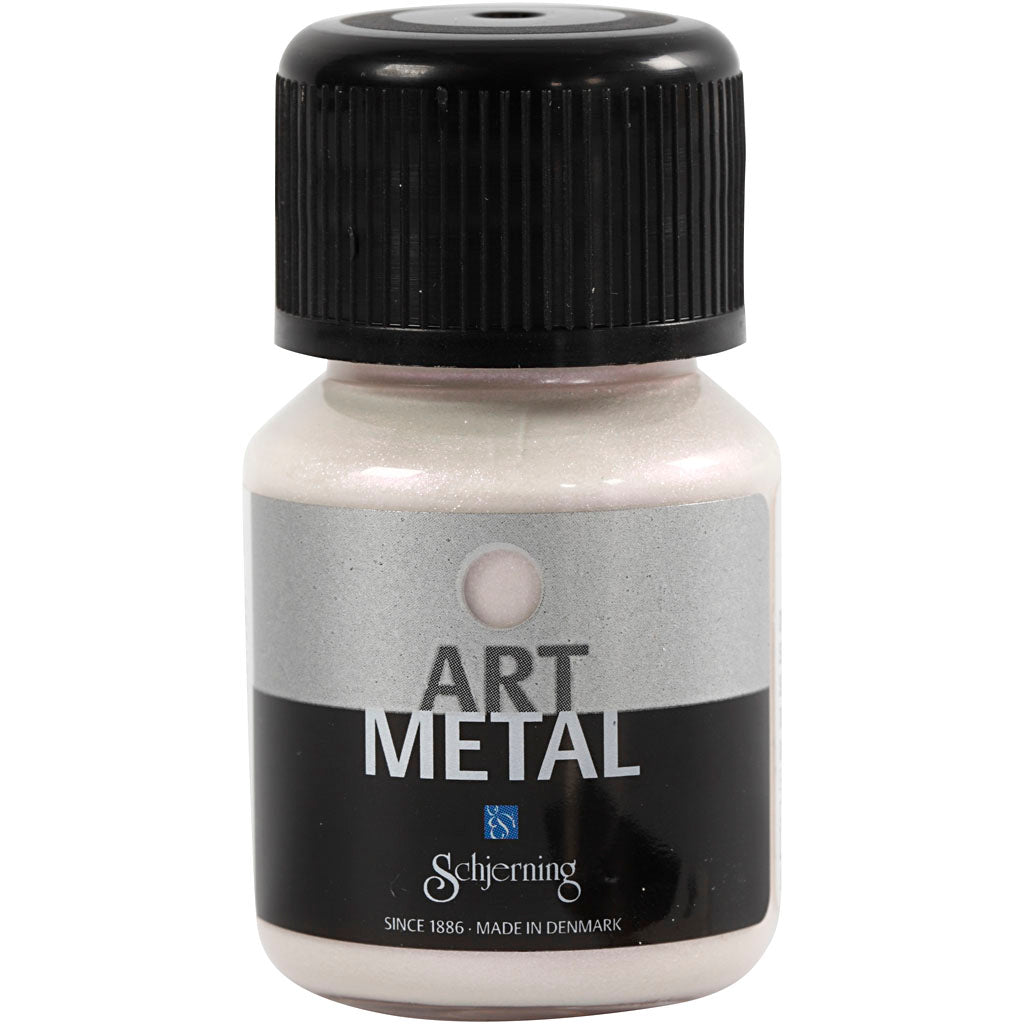 Schjerning hobbyverf metallic, parelmoer(5199), 30 ml 1 fles