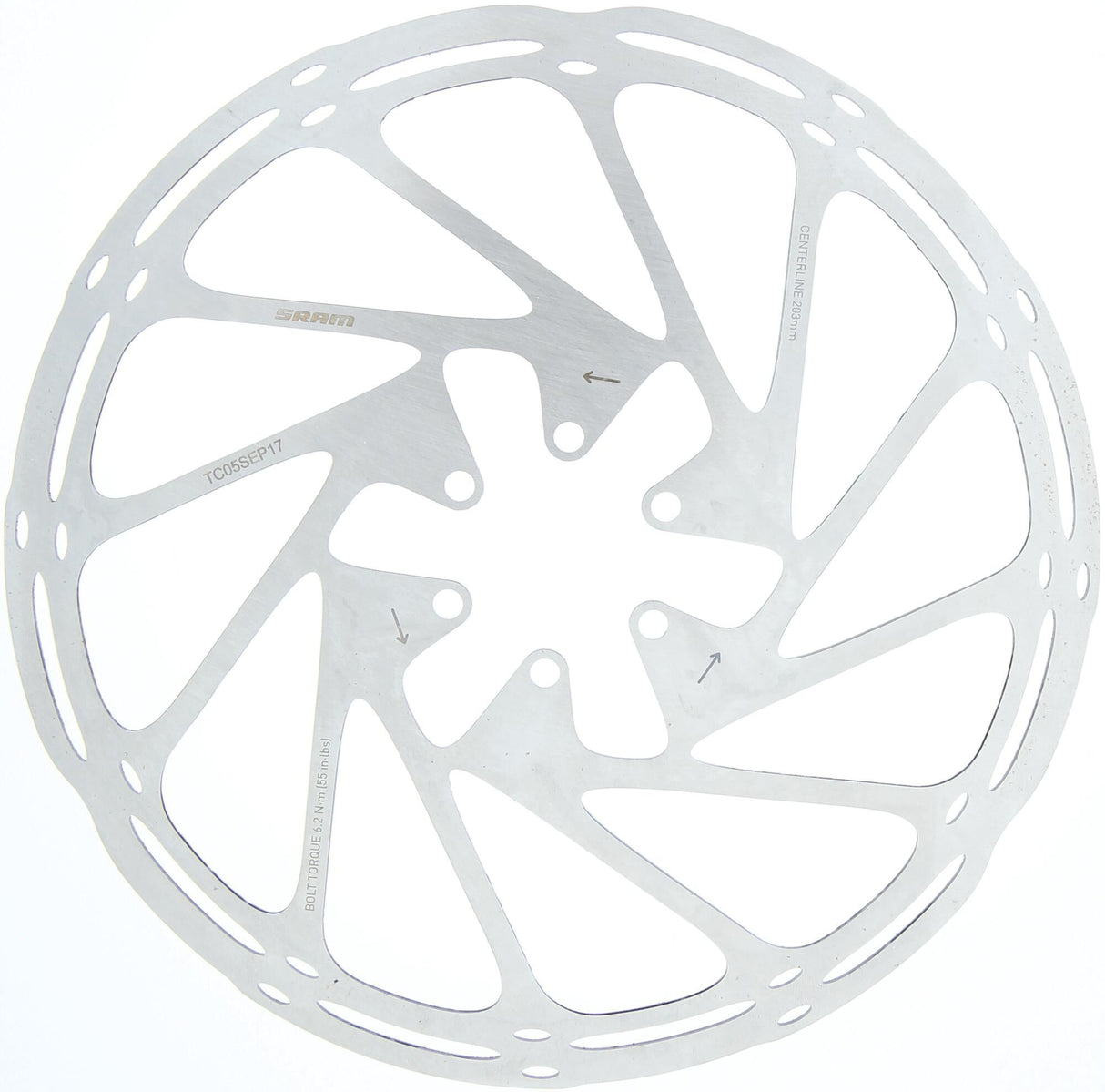 Sram remschijf centerline