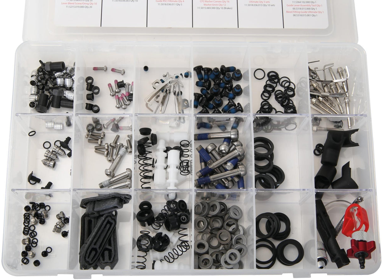 Sram onderdelen box voor schijfremmen guide