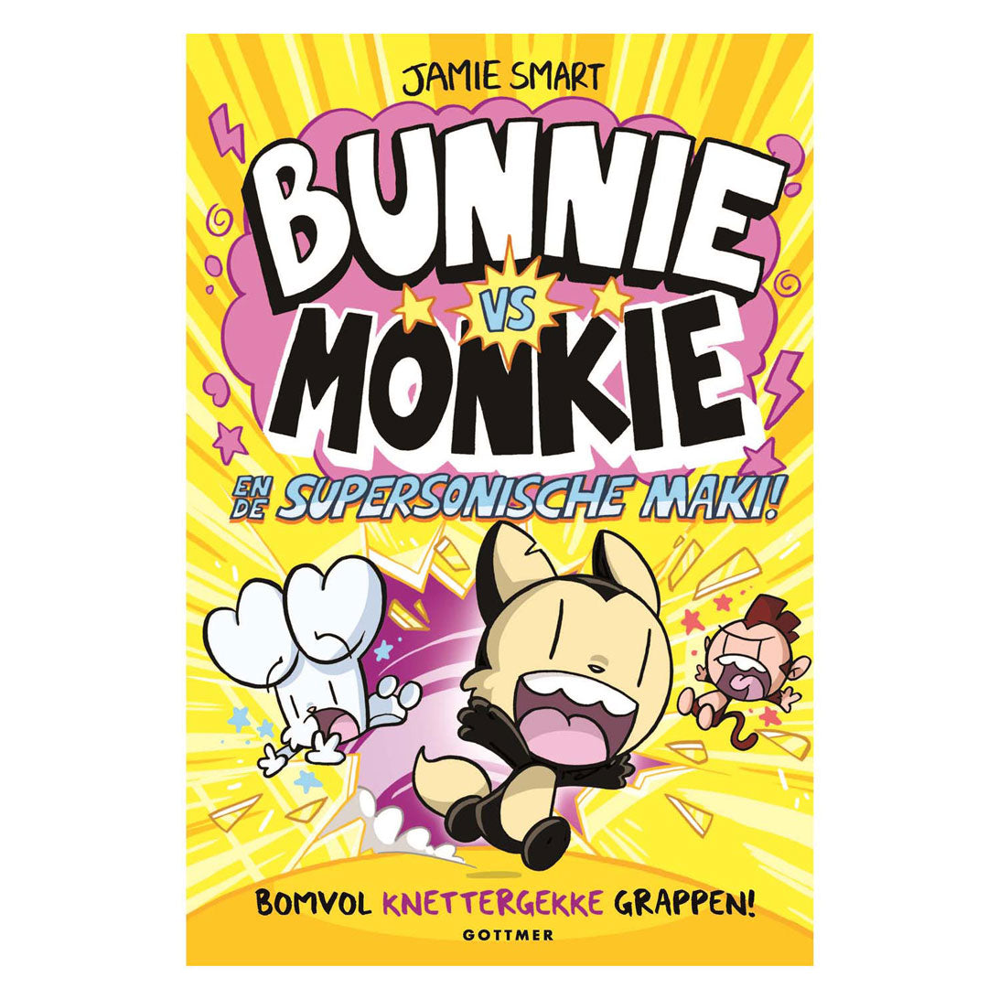 Gottmer uitgevers groep bunnie vs monkie en de supersonische maki!