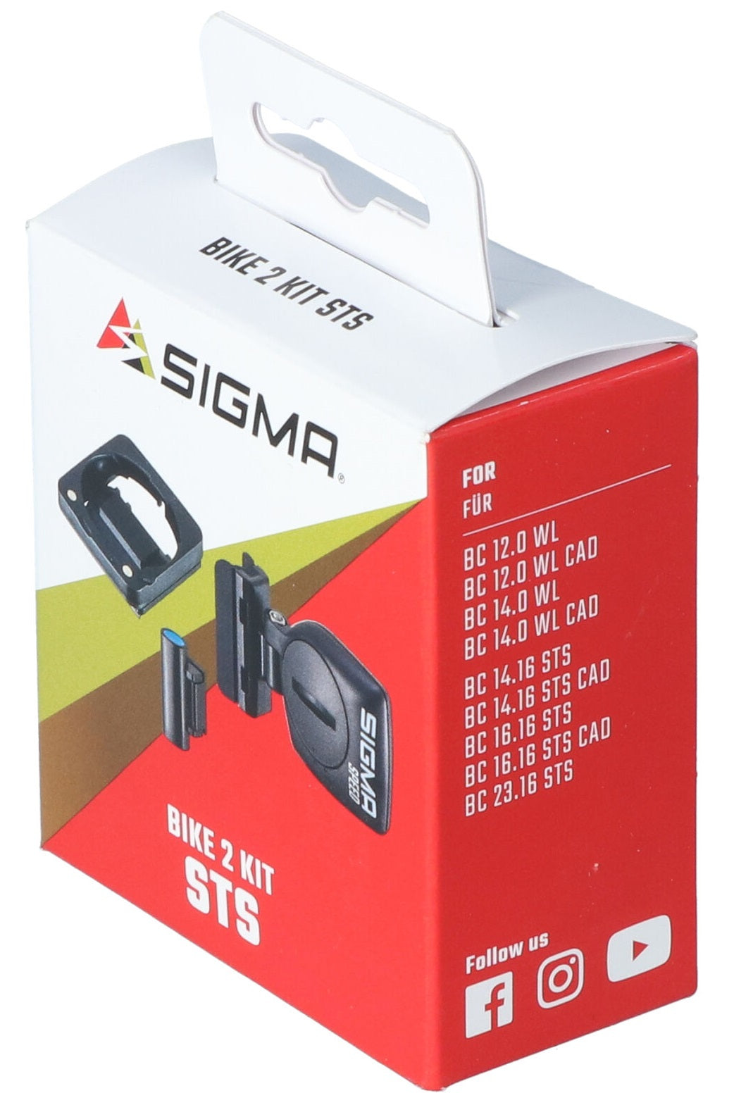 Speed ​​channel set Sigma 2450 (sensor + spoke magnet + steering holder)