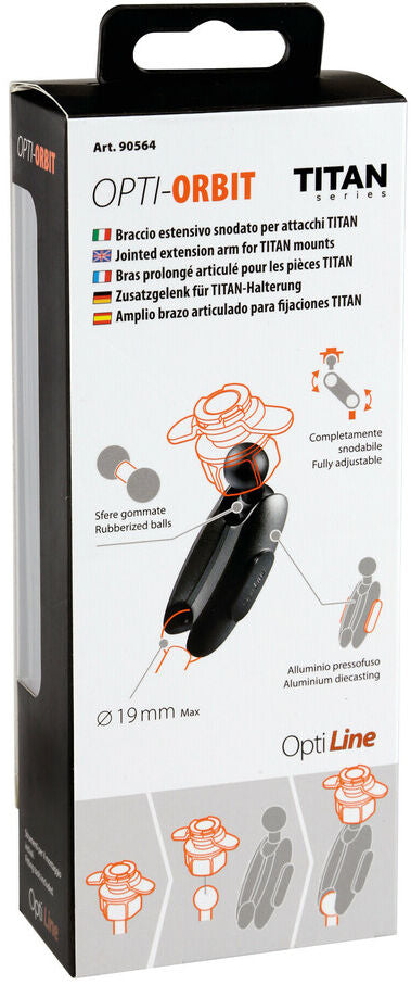 Lampa Opti-Orbit extension arm with rubber bullets