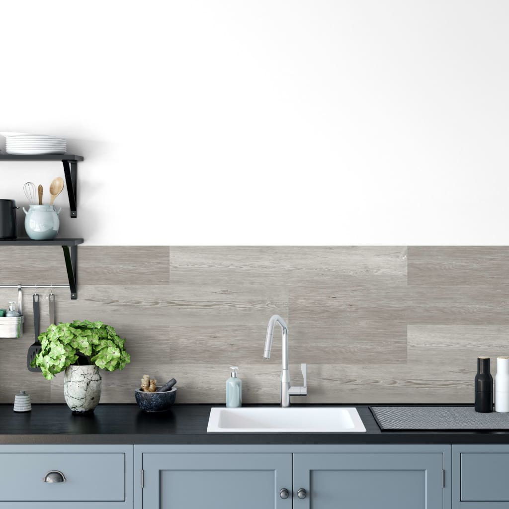 GROSFIFFEFEX 15 PC PIATTI DELLA parete Murale GX+ 15x90 cm grigio chiaro