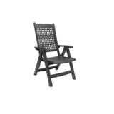Grosfillex palao fauteuil de position 2pcs anthracite