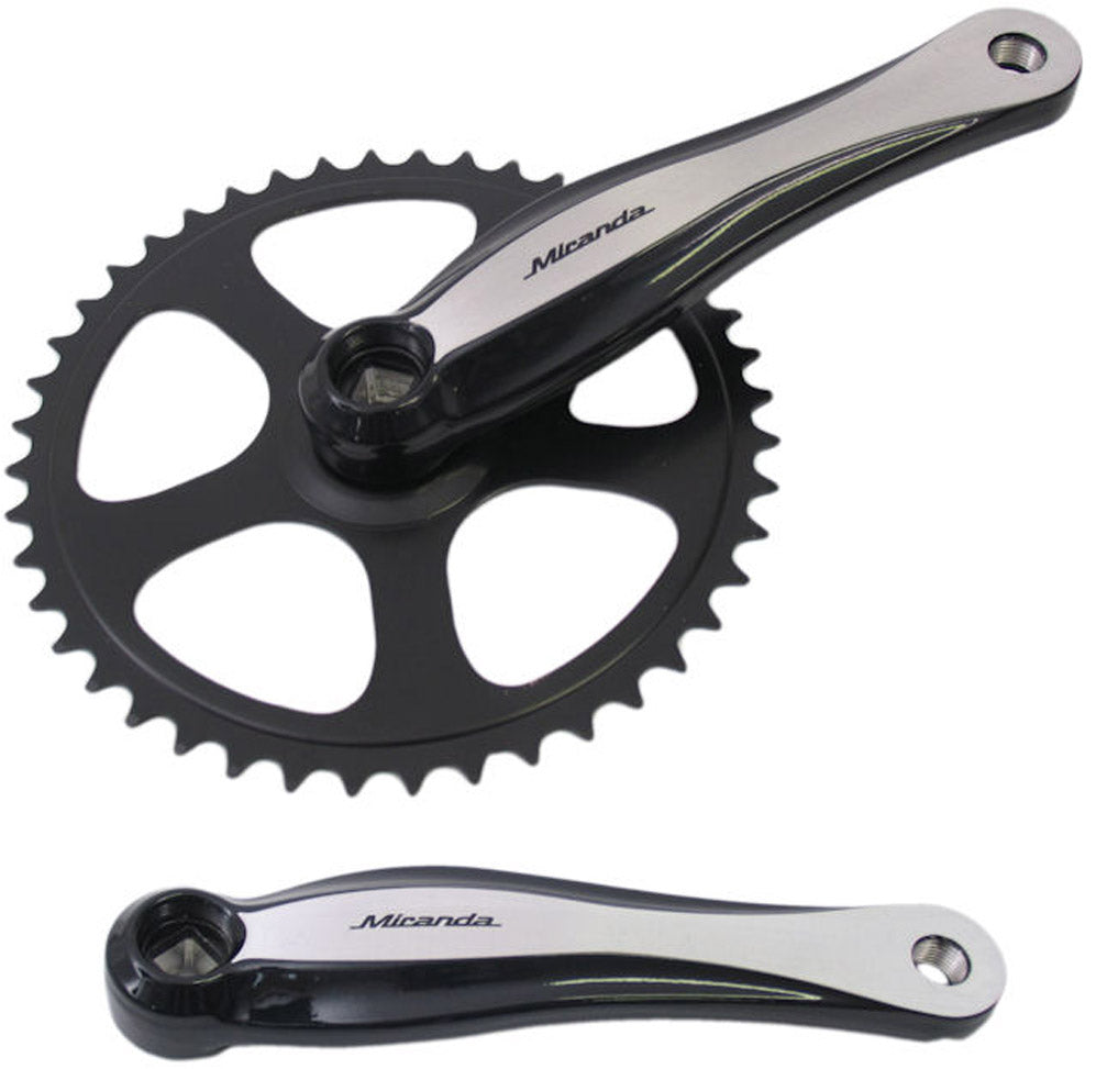 Crankset 46t Miranda Beta 1+ pour 3 32 Collier - Aluminium - noir