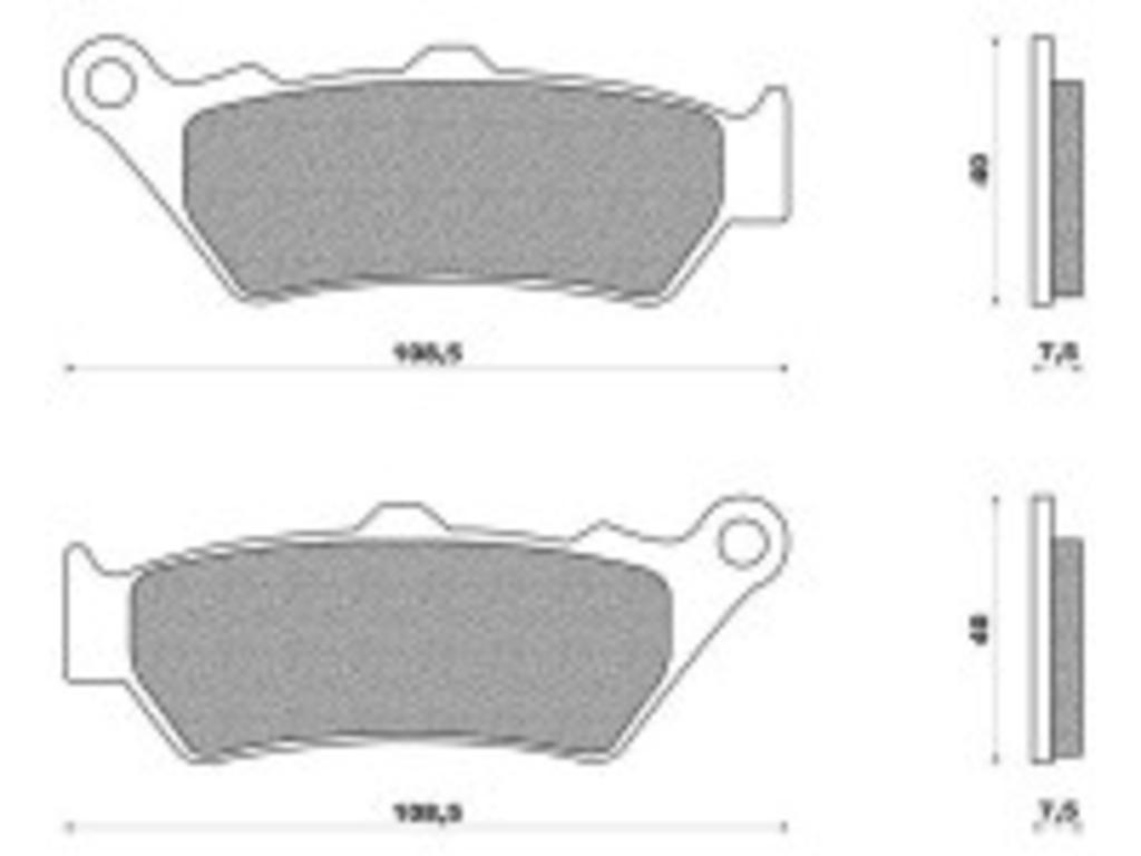 Newfren brake block set FD0216