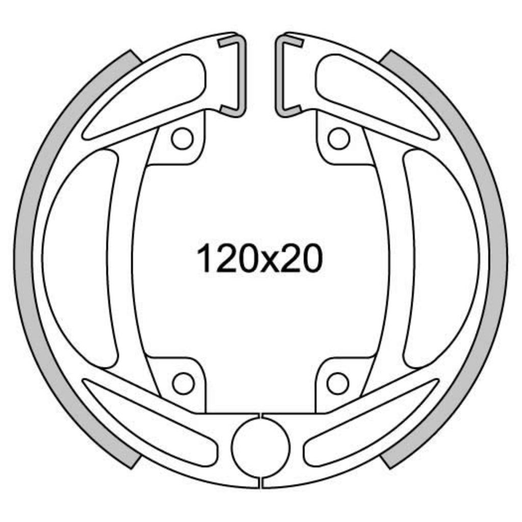 Newfren brake segment set GF1125