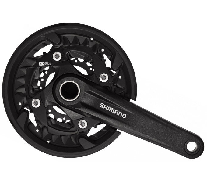 Shimano crankset MTB 3 x 10 speed FC-MT500 with 175mm crank arm 40-30-22t - black