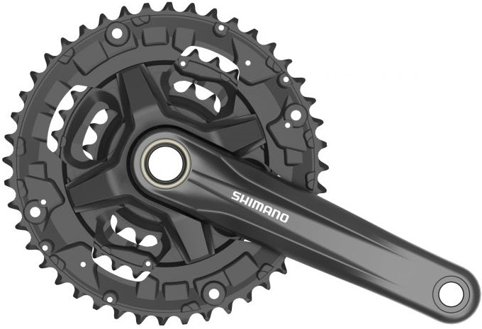 Shimano Crankset 3 x 9 Speed FC-MT210-3 avec 175 mm Crankarm 40-30-22T noir
